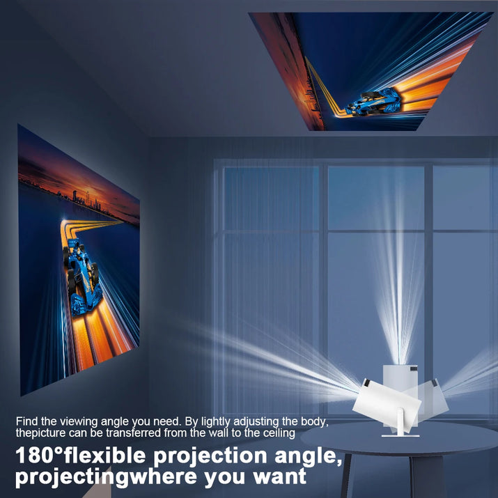 Projector 4K HD Android14 HY300 Pro Wifi6 290ANSI Allwinner H726 BT5.4 1080P 1280*720P Cinema Outdoor Portable Projetor